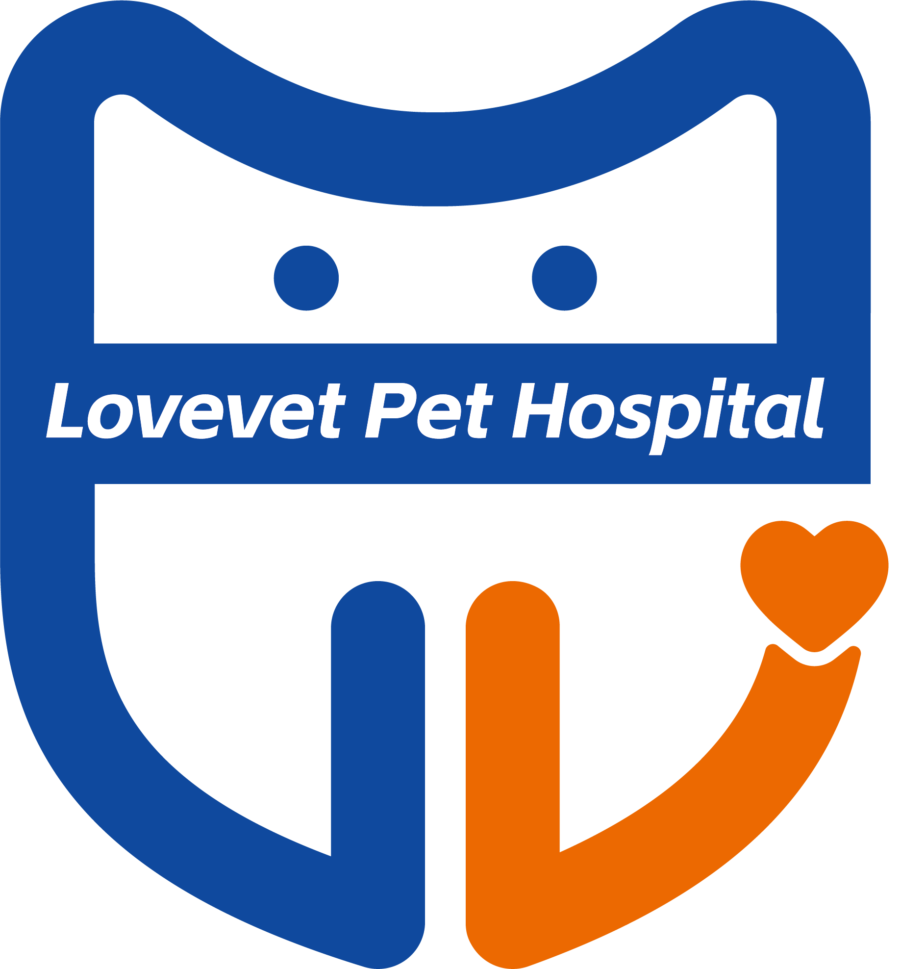 乐威宠物医院logo